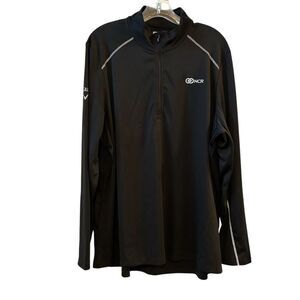 Callaway Men's 1/4 Zip Pullover Black XXL Golf Activewear Mock Neck